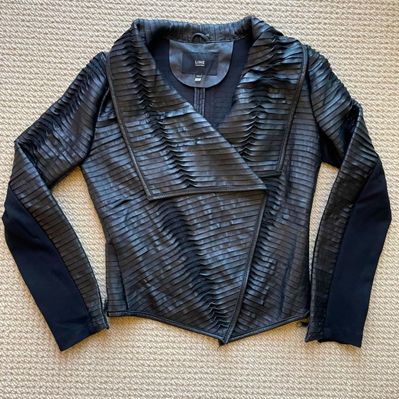 Line The Label Lambskin Leather Jacket - Picture 3 of 13